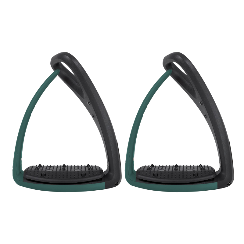 Freejump - Estribos Soft'UP Pro 2 preto/teal