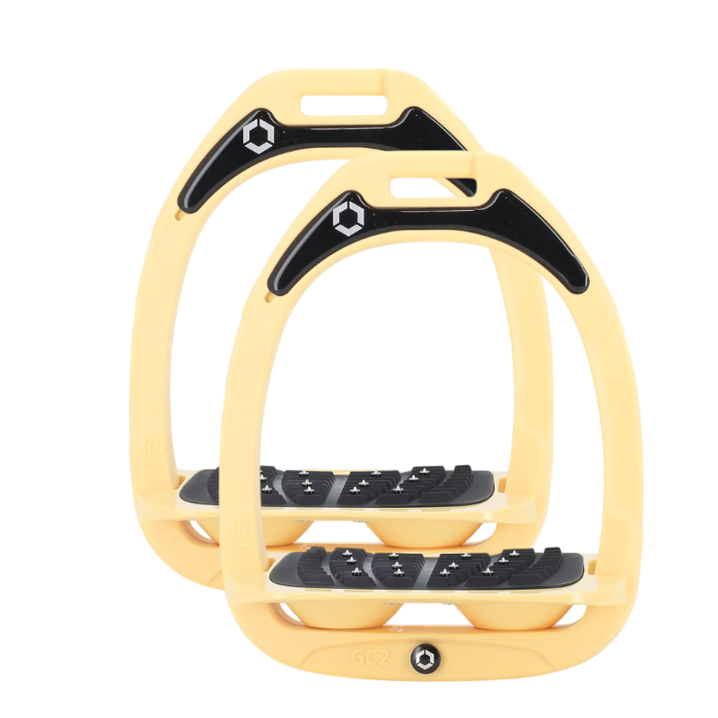 Flex On - Limited Edition - Green Composite Stirrups Pale Banana
