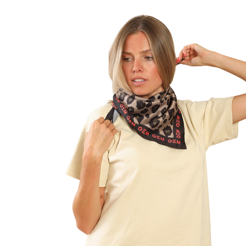 GEM - Foulard leopardato