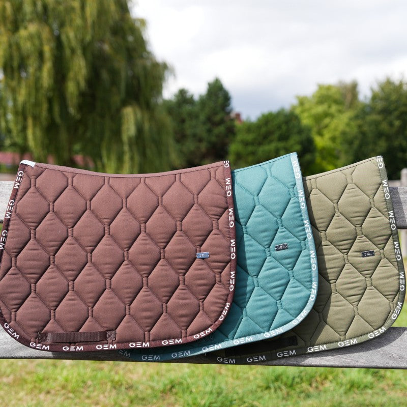 GEM - Sattelpad Love Khaki | - Ohlala