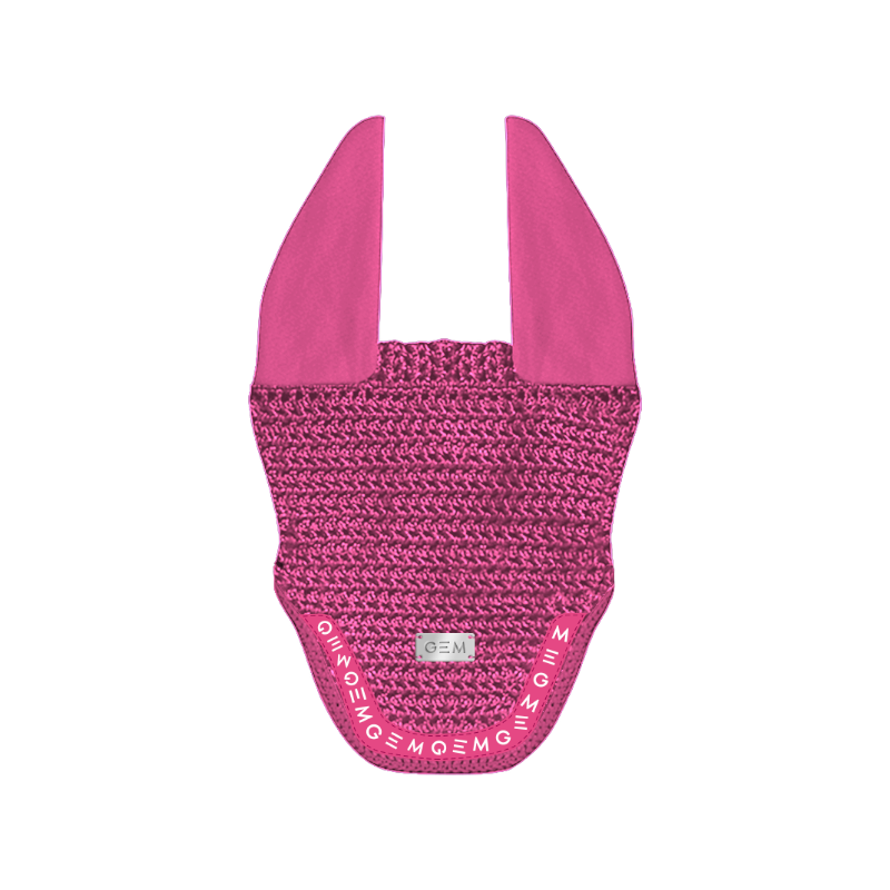 GEM - Kurze Fliegenhaube Essentiel Rosa/Weiß