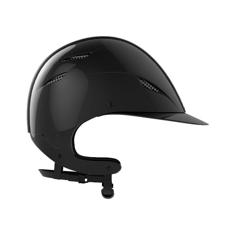 GPA - Casque d'équitation Easy EVO TLS black shiny