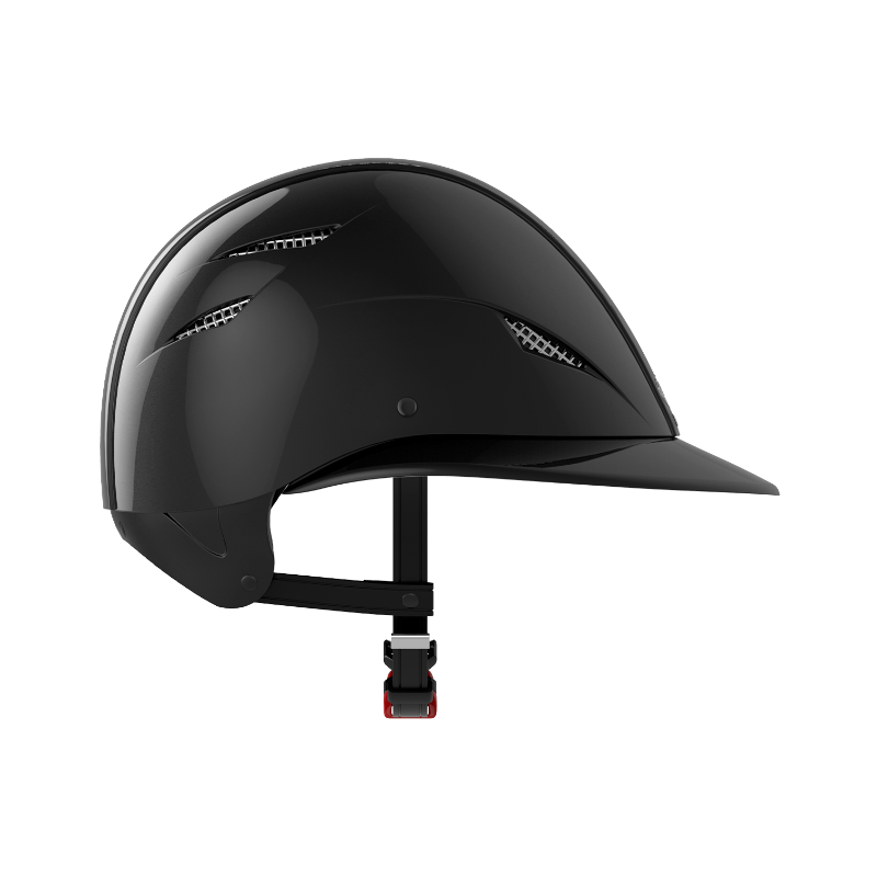GPA - Casque d'équitation Easy First Lady Hybride black shiny