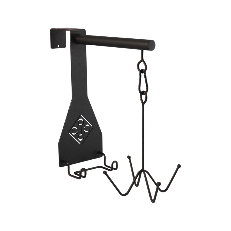 Grooming Deluxe - Black 4-prong bridle hook