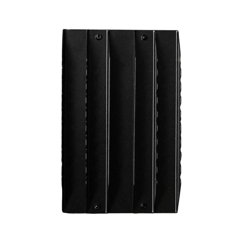 Grooming Deluxe - Etrille en acier noir