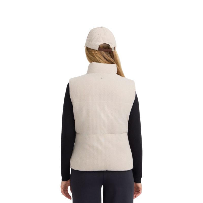 Chaleco acolchado de mujer Colombe con dibujo de espiga - Harcour