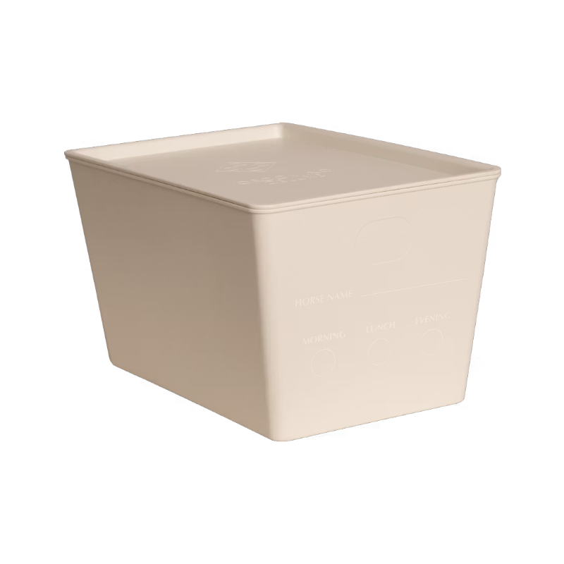 Grooming Deluxe - Feed box with white lid | - Ohlala