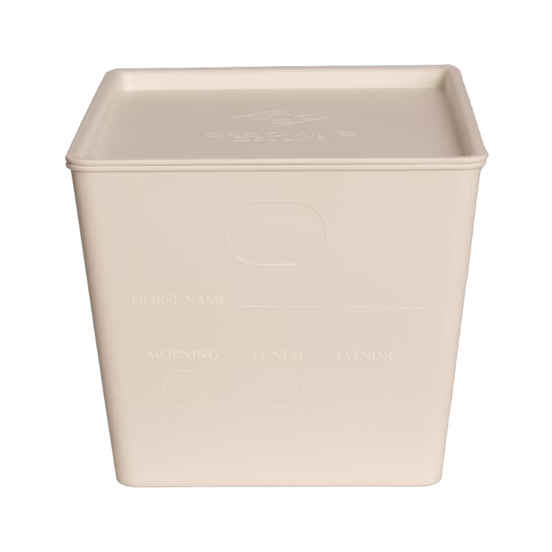 Grooming Deluxe - Food container with white lid | - Ohlala