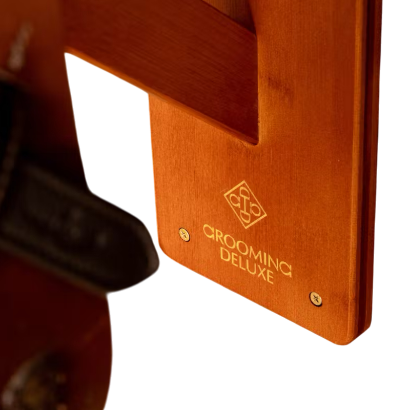 Grooming Deluxe - Profi-Sattelhalter aus Holz | - Ohlala