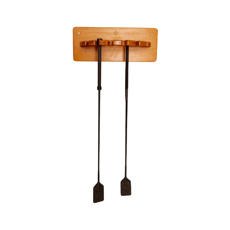 Grooming Deluxe - Porte-cravaches rond en bois | - Ohlala