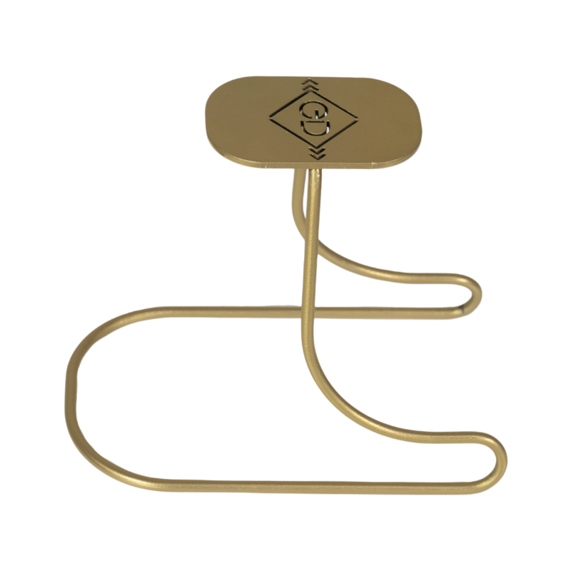 Grooming Deluxe - Helmhalter aus goldenem Stahl | - Ohlala
