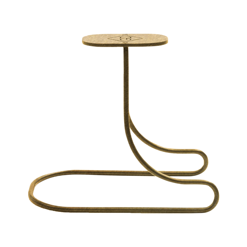 Grooming Deluxe - Helmhalter aus Stahl gold | - Ohlala