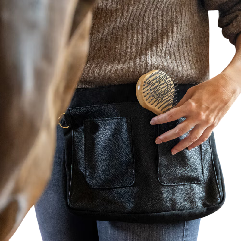 Grooming Deluxe - Sac banane Canvas noir | - Ohlala