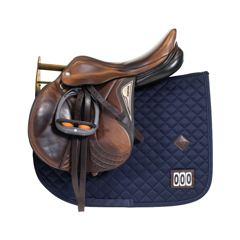 Grooming Deluxe - Saddle rack with gold metal saddle pad support | - Ohlala
