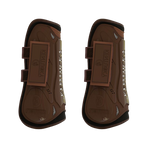 Kentucky Horsewear - Gambiere aperte velcro marrone | - Ohlala