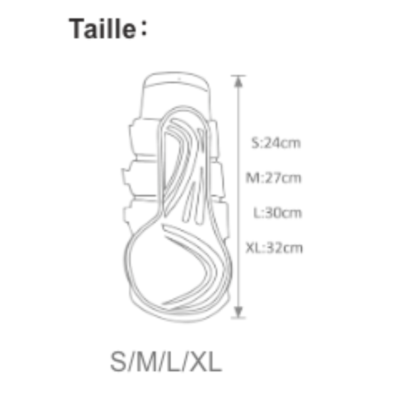 Gesloten beenbeschermers V22 zwart (2 stuks) - Lami-cell