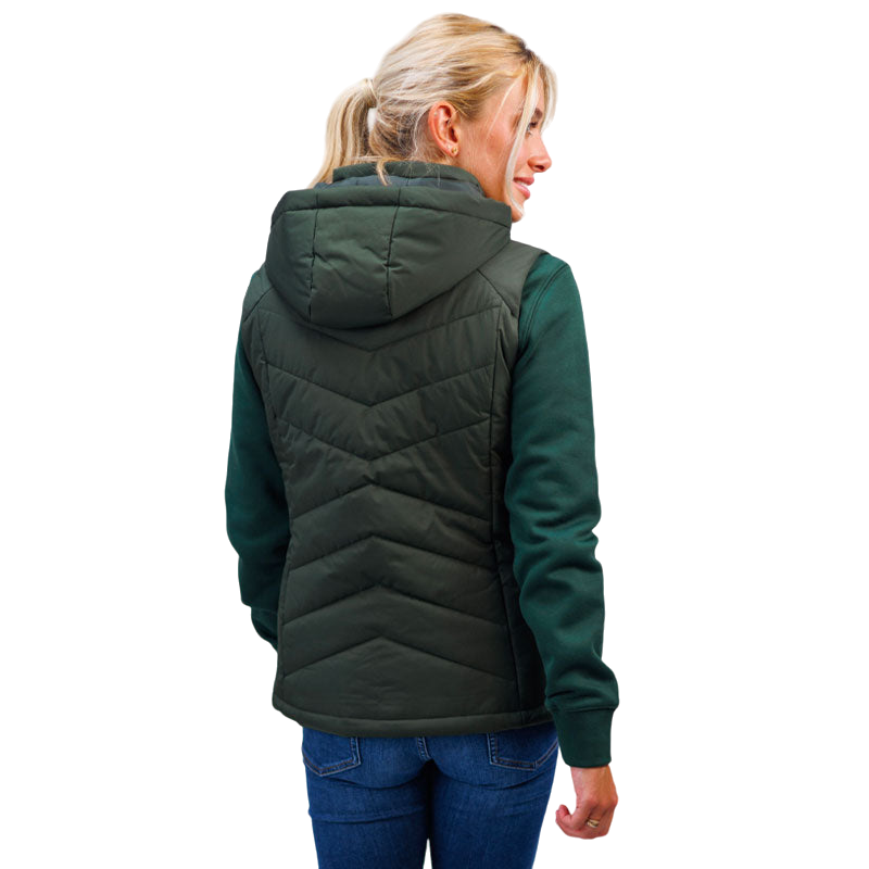 Harcour - Doudoune sans manches femme Best of kaki | - Ohlala