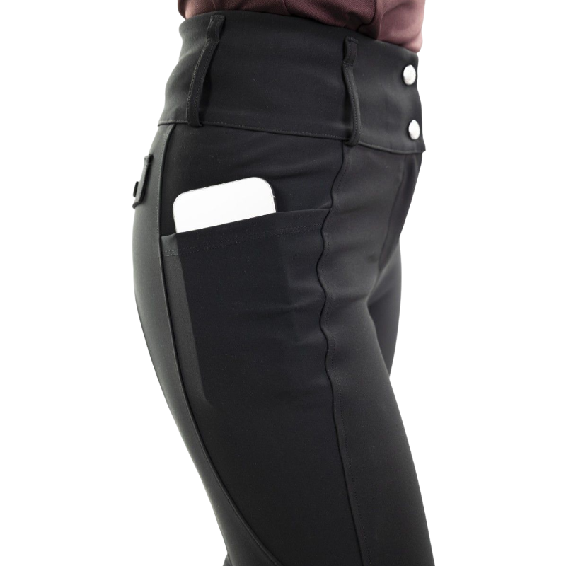 Harcour - Pantalón de equitación mujer Ludivine negro | - Ohlala