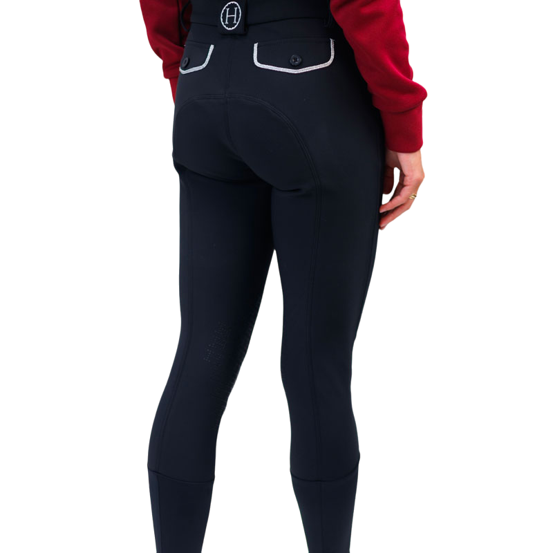Harcour - Jaipur women's fleece riding breeches black | - Ohlala