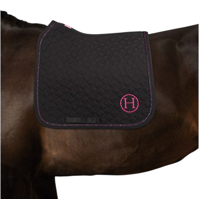 Harcour - Sottosella da dressage Zaffiro Ottobre Rosa nero/rosa