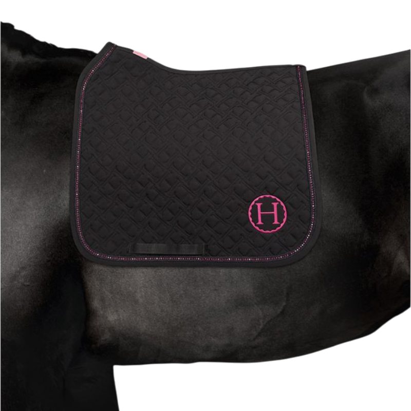 Harcour - Sottosella da dressage Zaffiro Ottobre Rosa nero/rosa