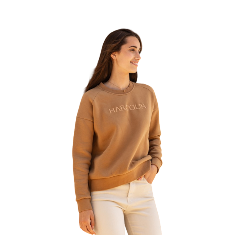 Harcour - Sirius women's coffee/sand sweatshirt | - Ohlala
