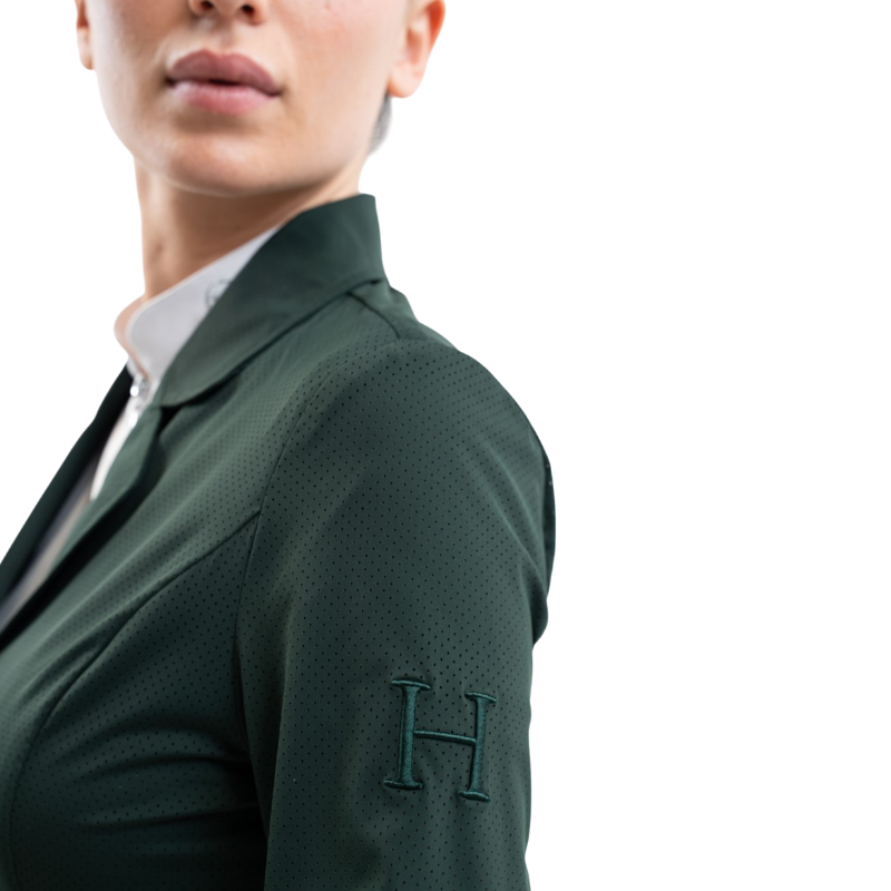 Harcour - Damska kurtka konkursowa Jade vert jungle | - Ohlala