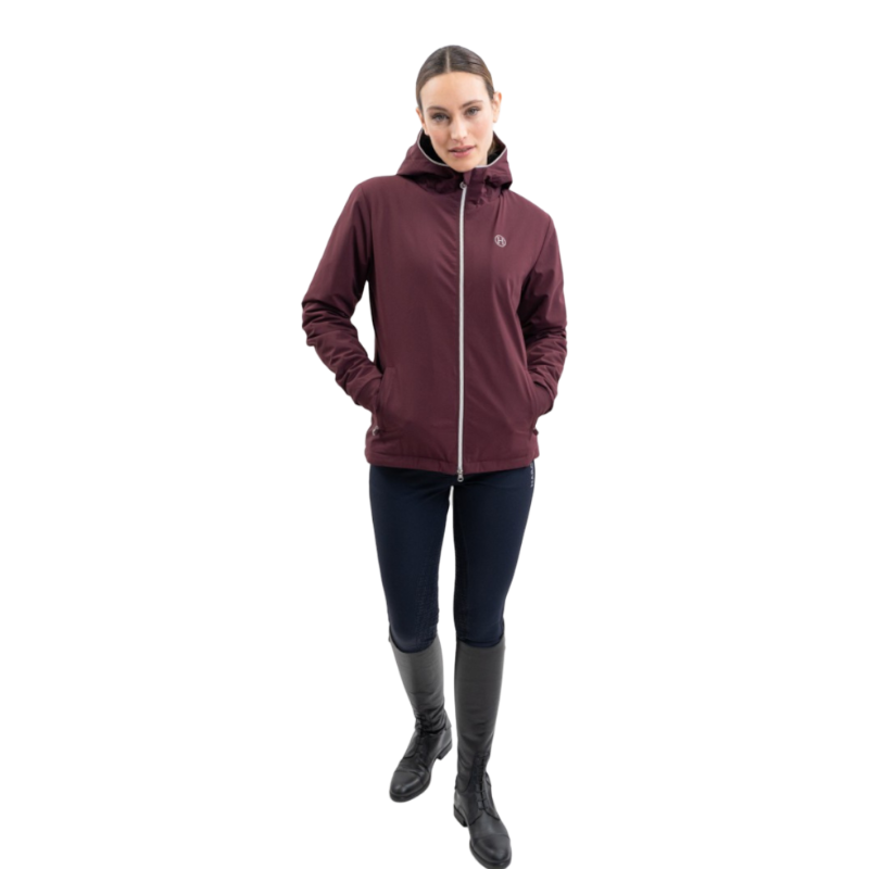 Harcour - Women's long-sleeve jacket Simhat aubergine | - Ohlala