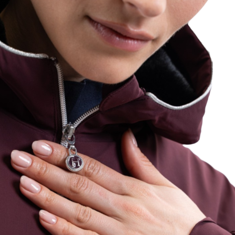 Harcour - Women's long-sleeve jacket Simhat aubergine | - Ohlala