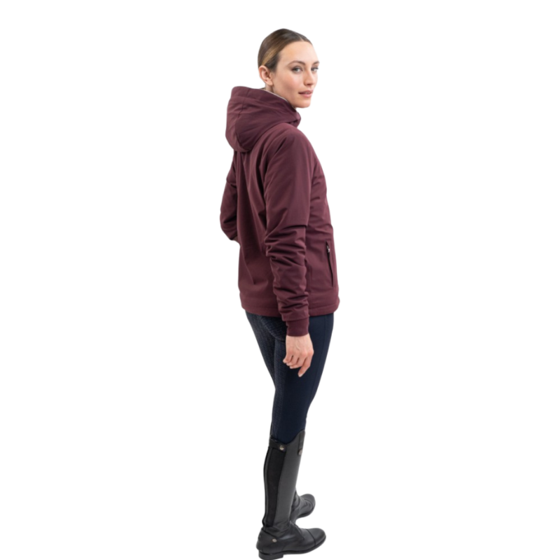 Harcour - Women's long-sleeve jacket Simhat aubergine | - Ohlala