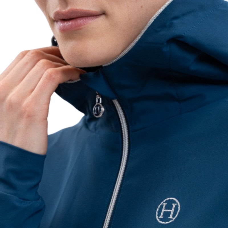 Harcour - Simhat long-sleeve women's jacket in lagoon blue | - Ohlala