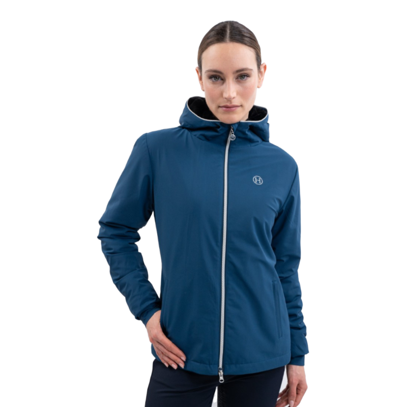 Harcour - Simhat long-sleeve women's jacket in lagoon blue | - Ohlala