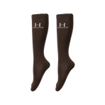 Harcour - Reitsocken Badminton Kakao (x2)