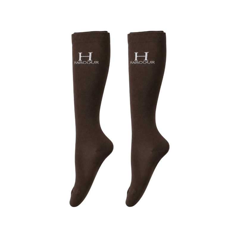 Harcour - Badminton Cacao Riding Socks (x2)