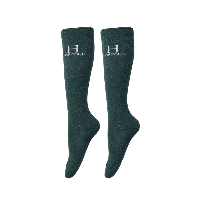 Harcour - Happy Jungle Glitter Riding Socks (x2)
