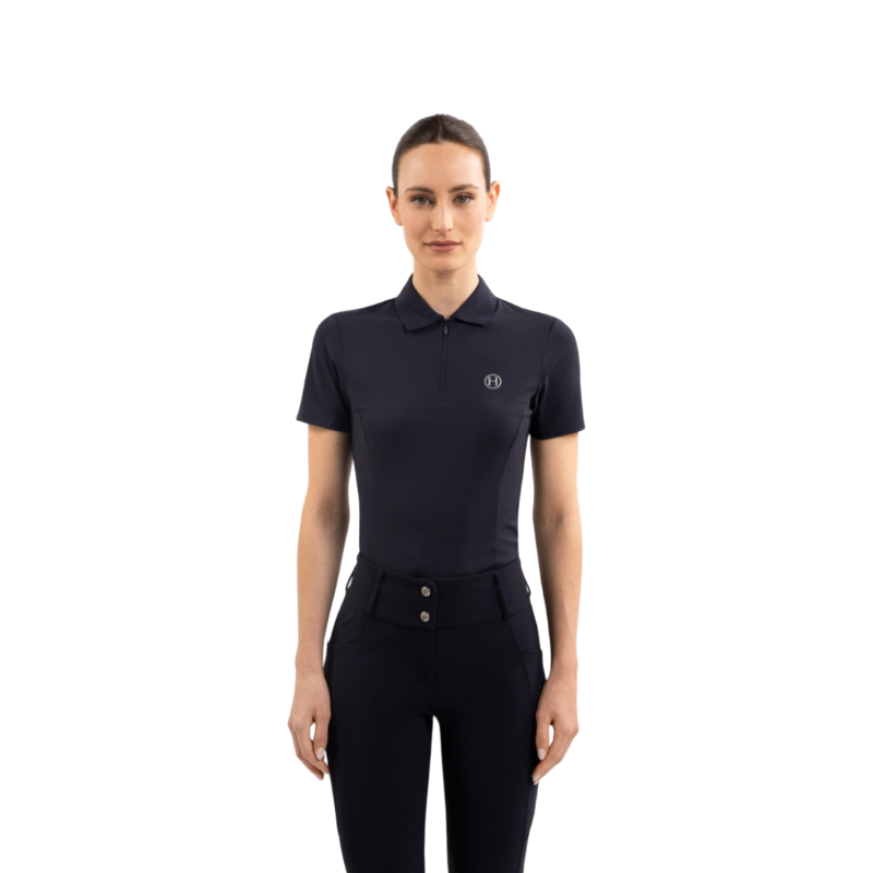 Harcour - Dames polo korte mouwen Lyra marine