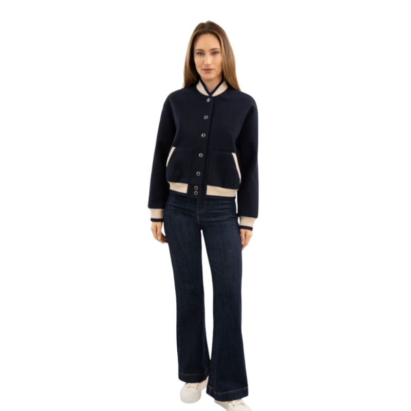 Harcour - Dames bomber Beryl marine | - Ohlala