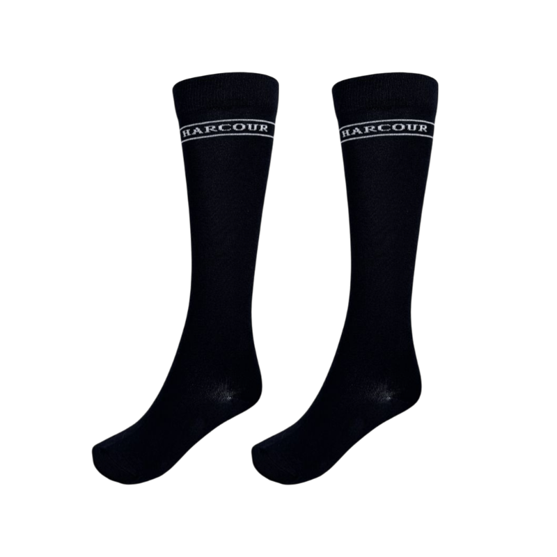 Harcour - Chaussettes d'équitation Beeges marine/ paon/ jump cadet (x3) | - Ohlala