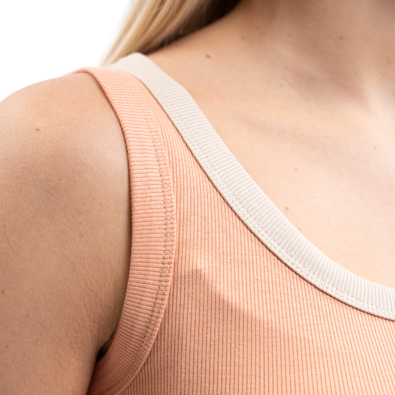 Harcour - Dames tanktop Tazam abrikoos | - Ohlala