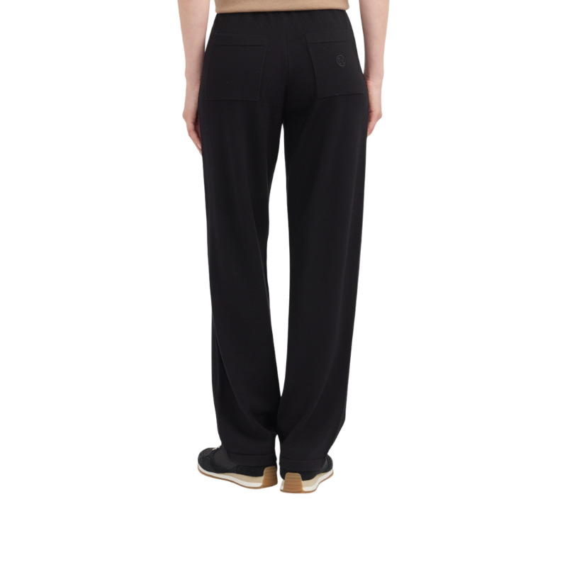 Harcour - Schwarze Damen-Strickhose Chelsea