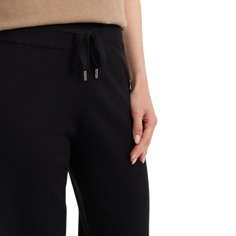Harcour - Schwarze Damen-Strickhose Chelsea