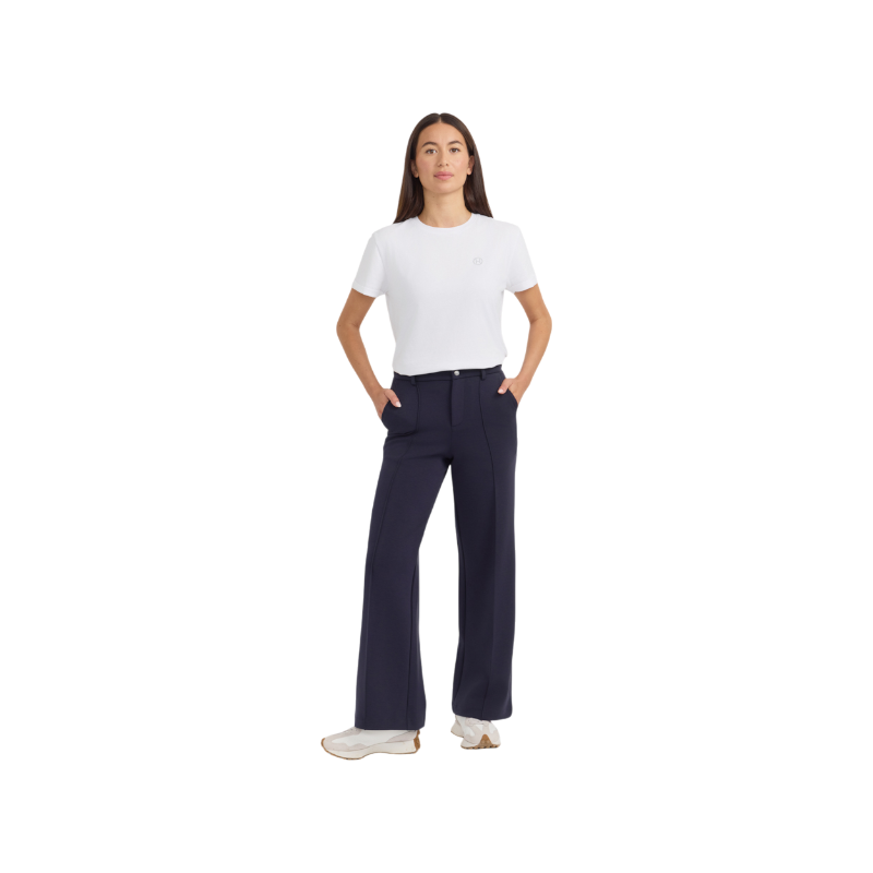Harcour - Damen-Strickhose Cleophee marineblau