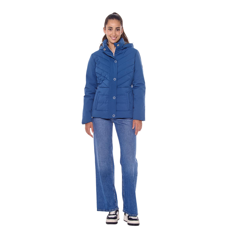 Harcour - Damen-Parka Jolina stahlblau | - Ohlala