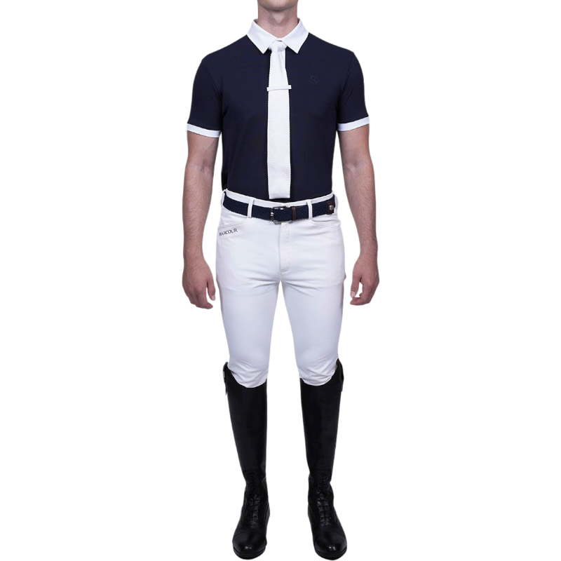 Harcour - Polo de concours manches courtes homme Preston marine | - Ohlala