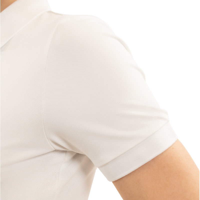 Harcour - Polo manches courtes femme Bridget blanc | - Ohlala