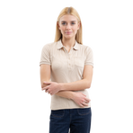 Harcour - Women's short-sleeve polo Pamoly linen | - Ohlala