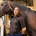 Harcour - Poloshirt halflange mouwen dames Amande cacao | - Ohlala