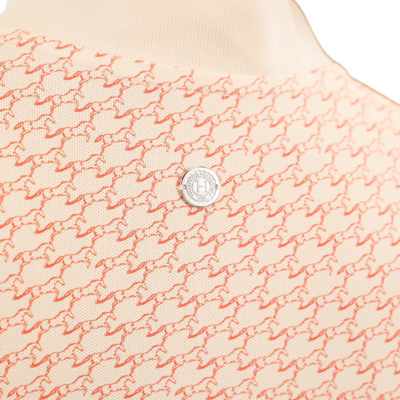 Harcour - Polo techniques manches longues femme Tess jump shell grapefruit | - Ohlala