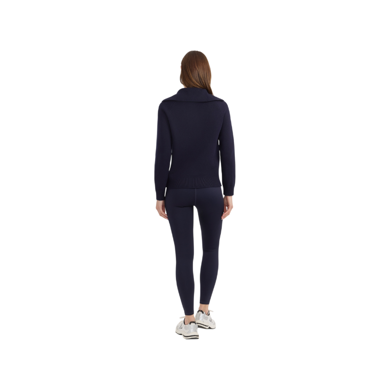 Harcour - Trui opstaande kraag dames Claira marine