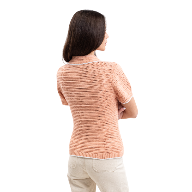 Harcour - Women's short-sleeve T-shirt Pony apricot | - Ohlala
